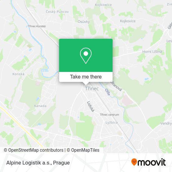 Карта Alpine Logistik a.s.