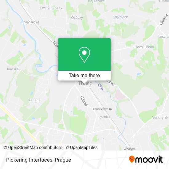 Карта Pickering Interfaces