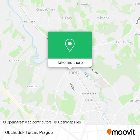 Карта Obchudek Turzin