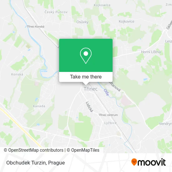 Карта Obchudek Turzin