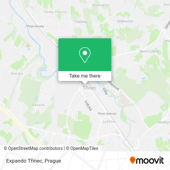 Карта Expando Třinec