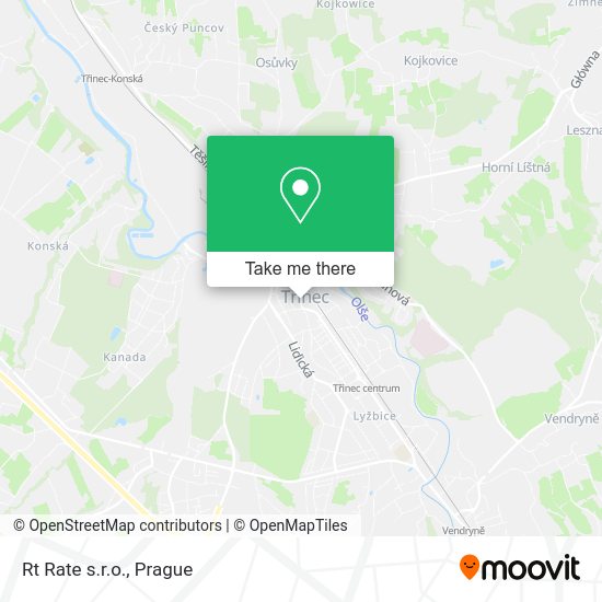 Карта Rt Rate s.r.o.