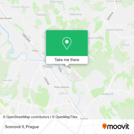 Карта Sosnová II