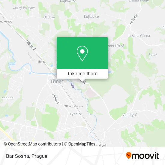 Карта Bar Sosna