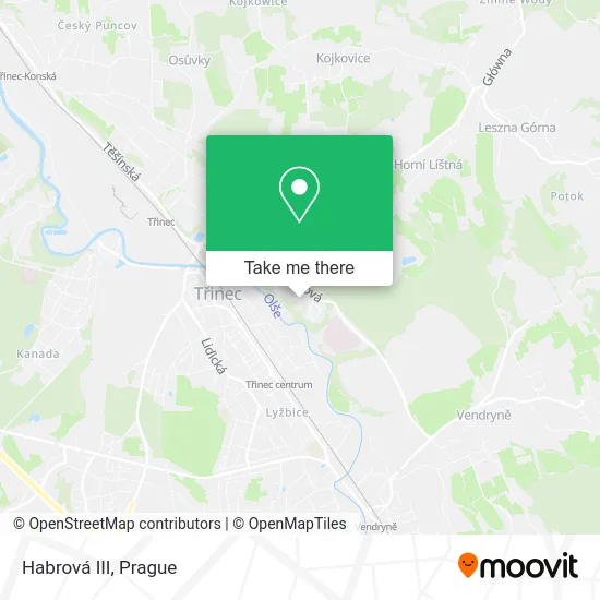 Карта Habrová III