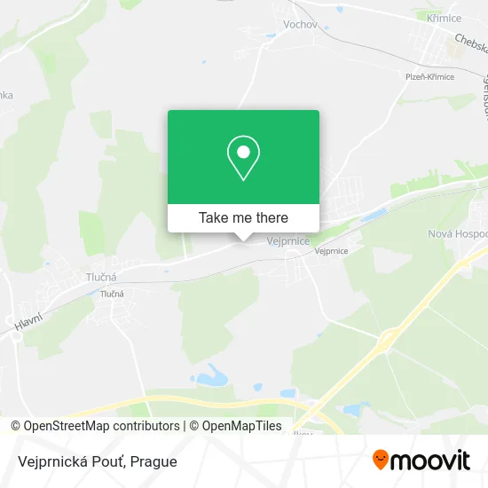 Карта Vejprnická Pouť