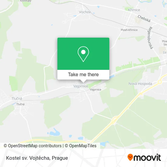Карта Kostel sv. Vojtěcha