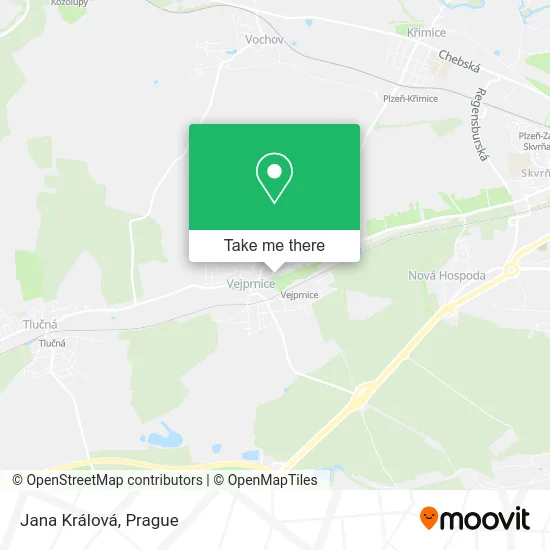 Карта Jana Králová