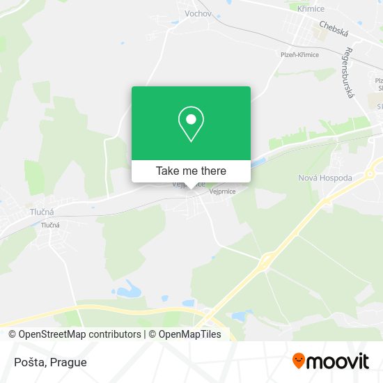 Карта Pošta