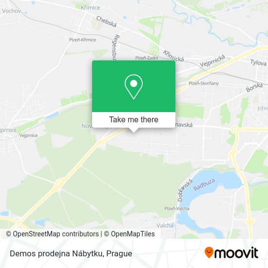 Карта Demos prodejna Nábytku
