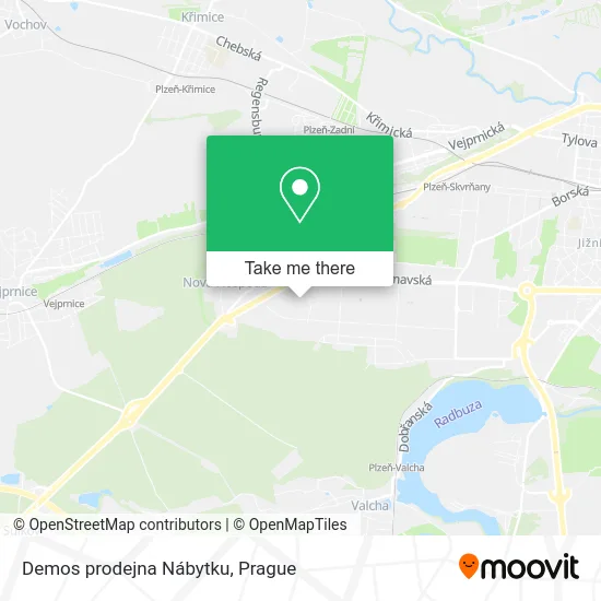Карта Demos prodejna Nábytku