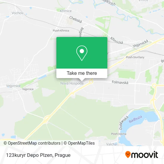 Карта 123kuryr Depo Plzen