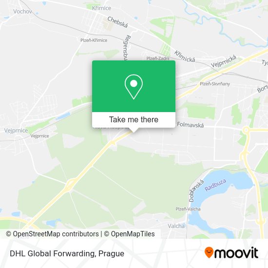 Карта DHL Global Forwarding