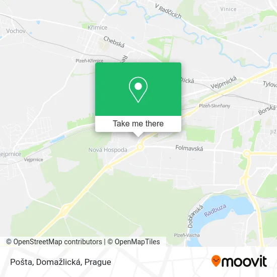 Карта Pošta, Domažlická