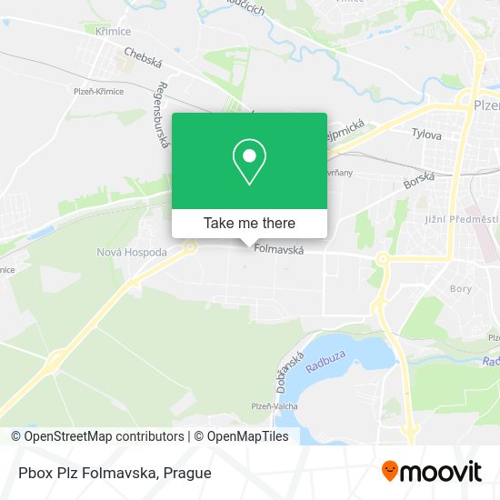 Карта Pbox Plz Folmavska