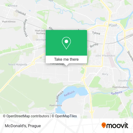 Карта McDonald's