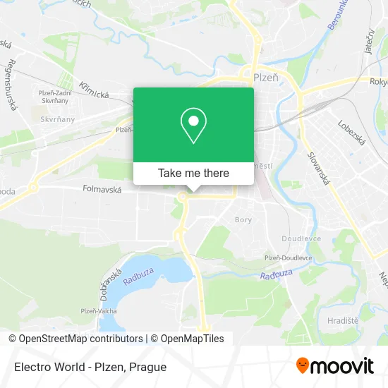 Карта Electro World - Plzen