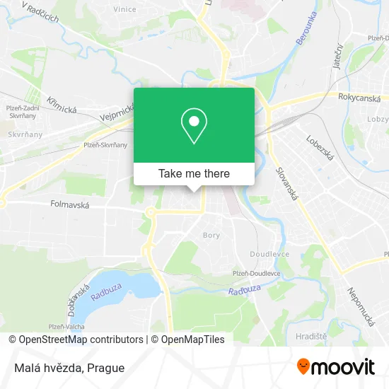 Карта Malá hvězda