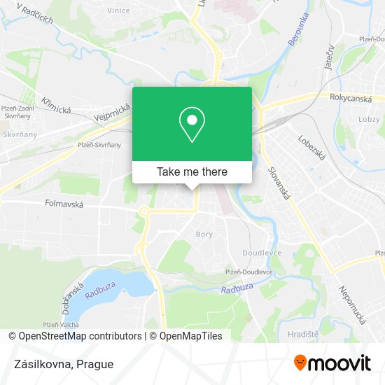 Карта Zásilkovna