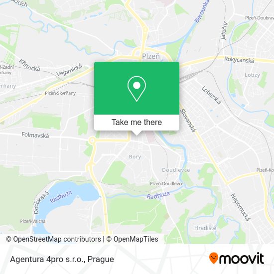 Карта Agentura 4pro s.r.o.