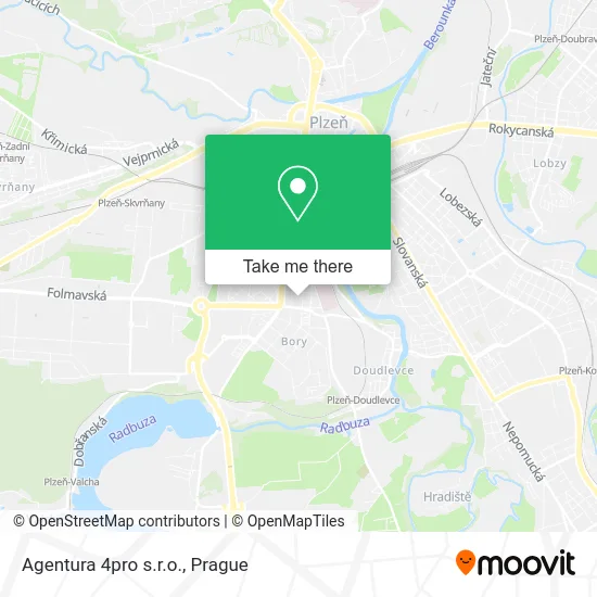 Карта Agentura 4pro s.r.o.