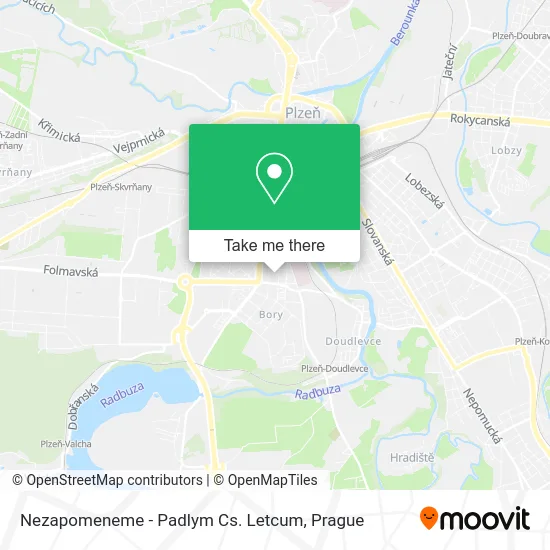 Карта Nezapomeneme - Padlym Cs. Letcum