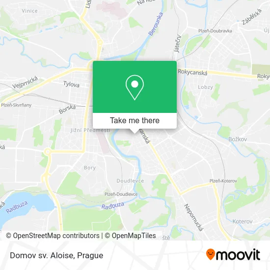 Domov sv. Aloise map