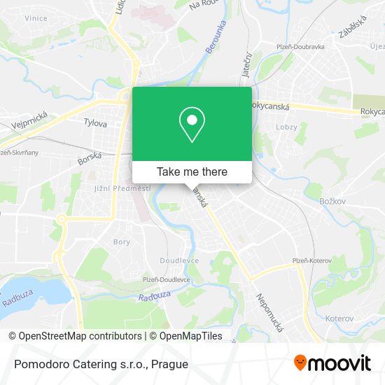 Карта Pomodoro Catering s.r.o.