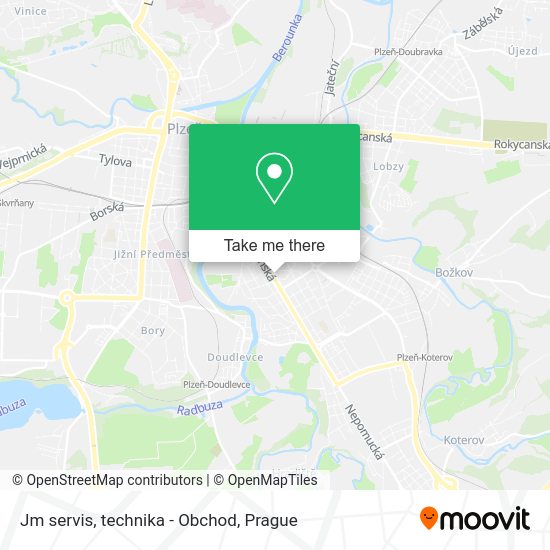 Карта Jm servis, technika - Obchod