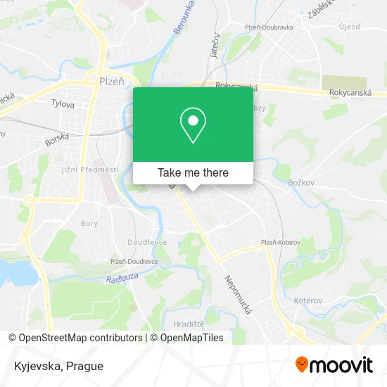 Kyjevska map