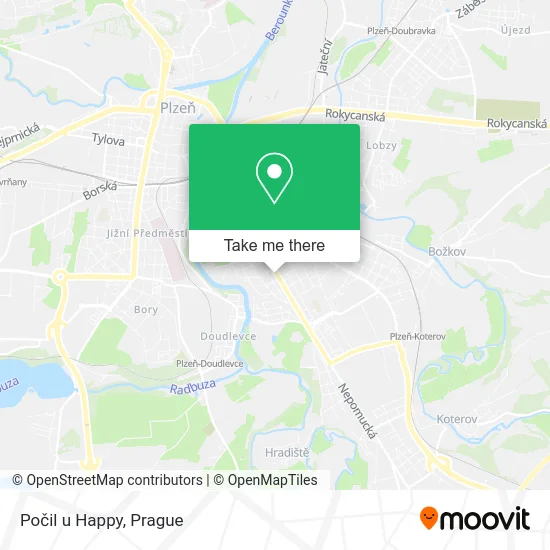 Карта Počil u Happy