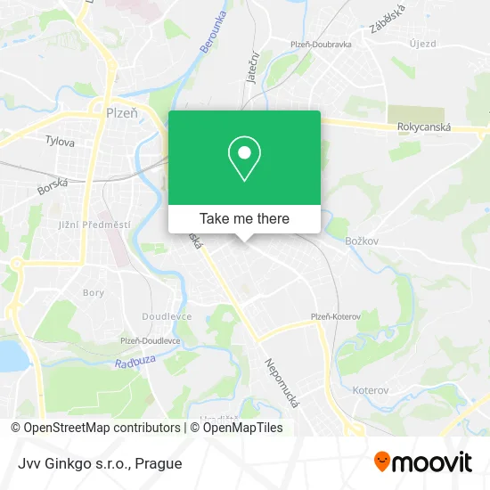 Карта Jvv Ginkgo s.r.o.