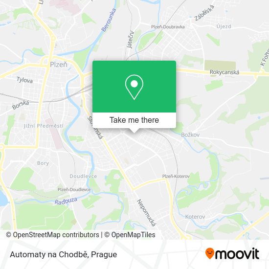 Карта Automaty na Chodbě
