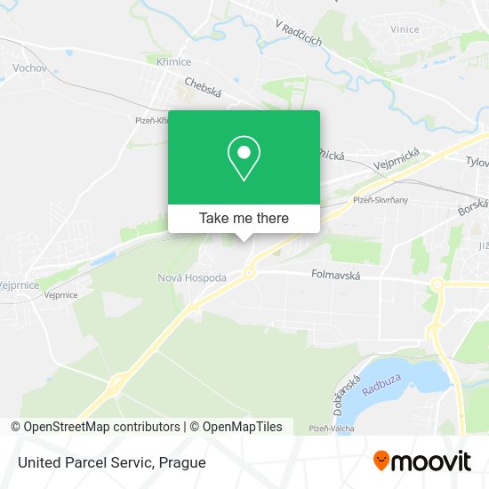 Карта United Parcel Servic