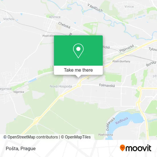 Карта Pošta