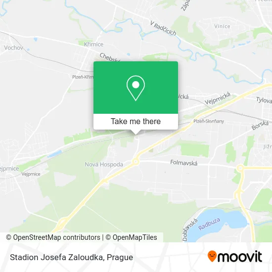 Карта Stadion Josefa Zaloudka