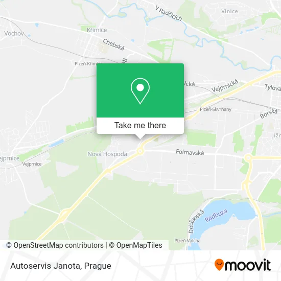 Карта Autoservis Janota