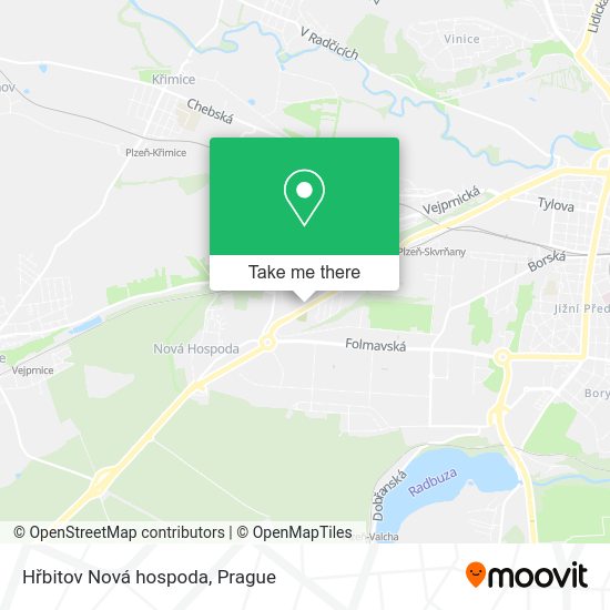 Карта Hřbitov Nová hospoda