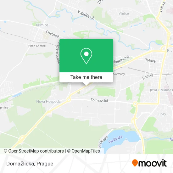 Карта Domažlická