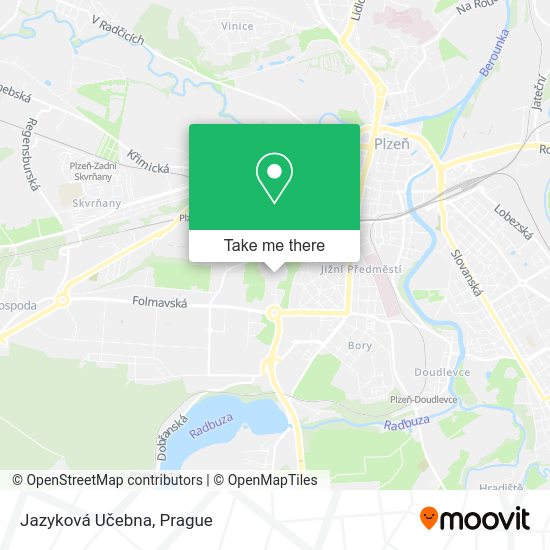 Карта Jazyková Učebna