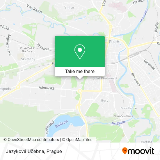 Карта Jazyková Učebna