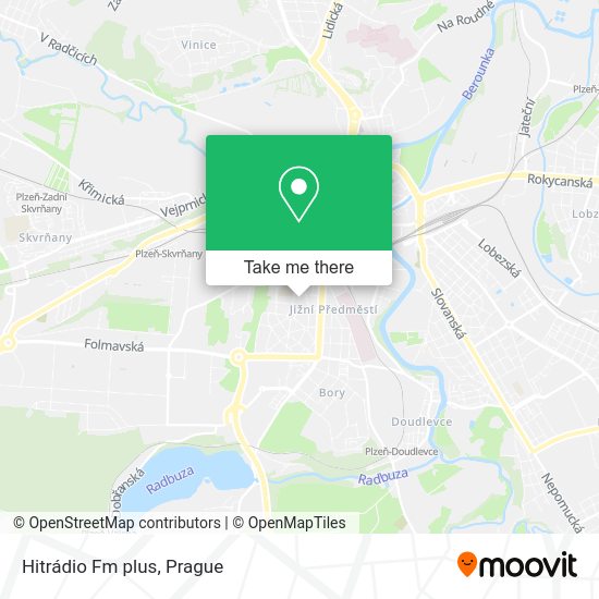 Карта Hitrádio Fm plus