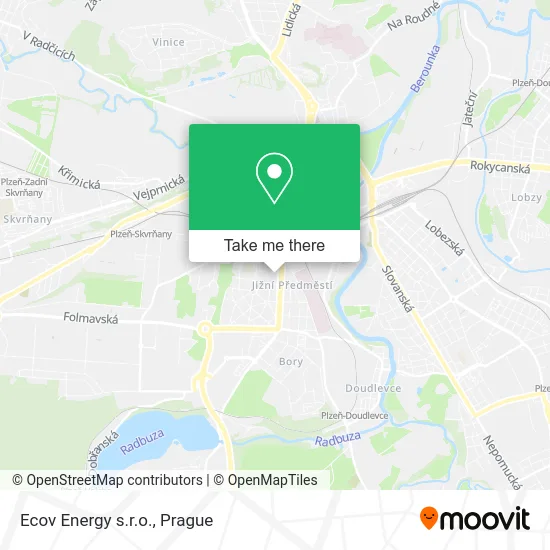 Карта Ecov Energy s.r.o.