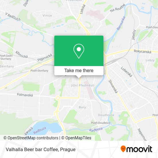 Карта Valhalla Beer bar Coffee