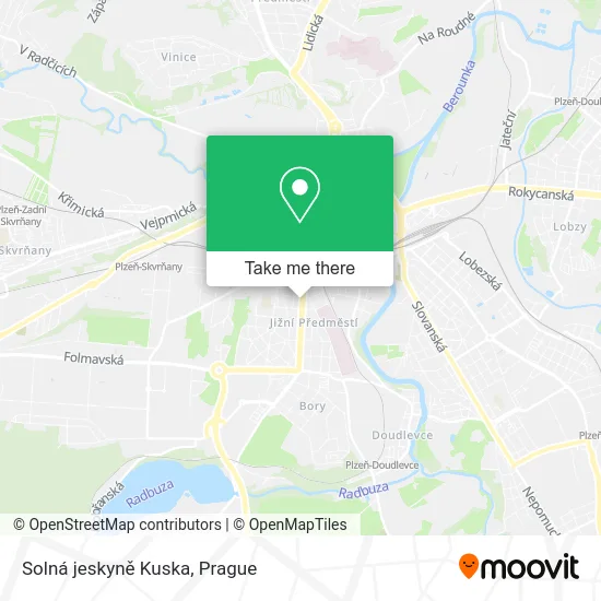 Карта Solná jeskyně Kuska