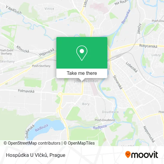 Карта Hospůdka U Vlčků