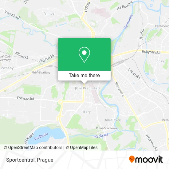 Карта Sportcentral