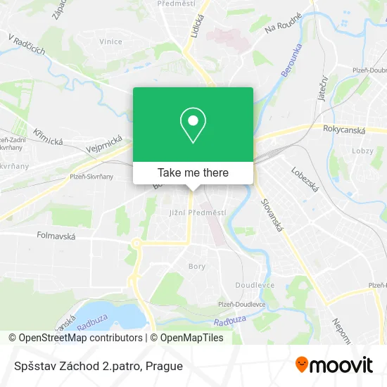 Карта Spšstav Záchod 2.patro