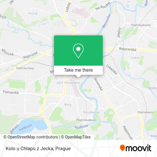 Карта Kolo u Chlapu z Jecka
