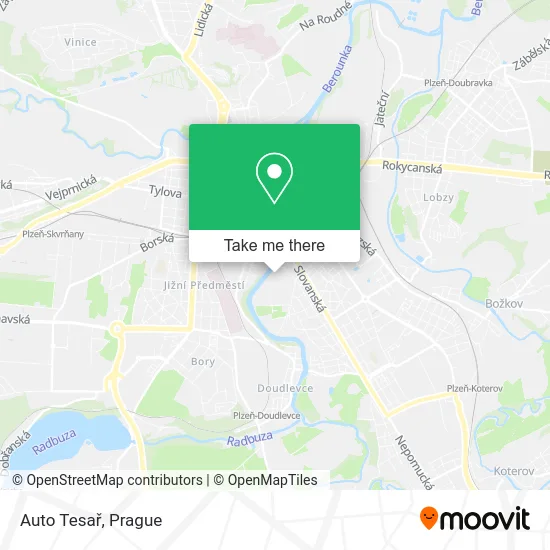 Карта Auto Tesař